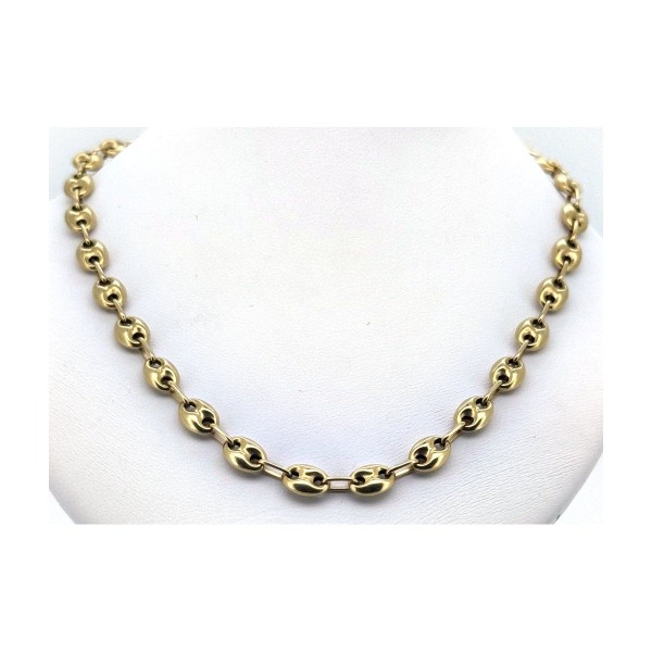 Cadena calabrote de oro 18k 65 cm